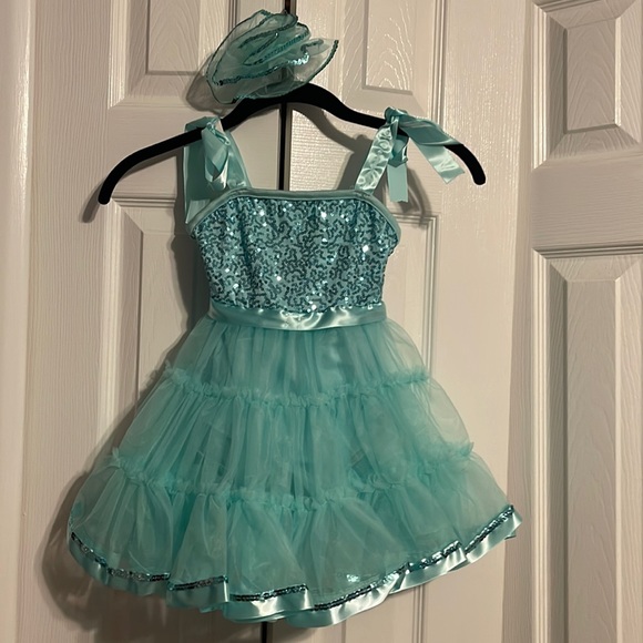 Art Stone Other - Art Stone ballet tutu dress dance costume and hair piece size kids small
